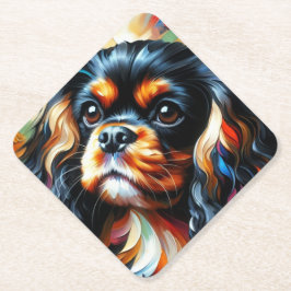 Cavalier King Charles Spaniel Dog Acrylic Print ペーパーコースター