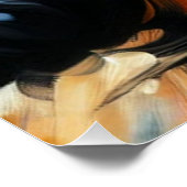 Cavalier King Charles Spaniel Dog Acrylic Print ポスター (コーナー)