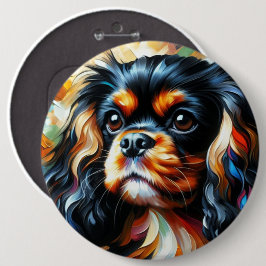 Cavalier King Charles Spaniel Dog Acrylic Print 缶バッジ