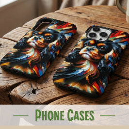 Cavalier King Charles Spaniel Dog Acrylic Print Samsung Galaxy S22+ケース