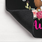 Cavalier King Charles Spaniel Dog Aunt Floral Vale マウスパッド (コーナー)