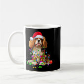 Cavalier King Charles Spaniel Dog Christmas Orname コーヒーマグカップ (左)