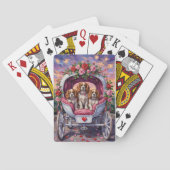 Cavalier King Charles Spaniel Dog Valentine's Day トランプ (裏面)