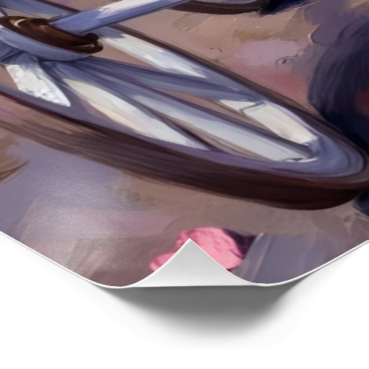 Cavalier King Charles Spaniel Dog Valentine's Day ポスター (コーナー)