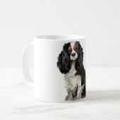 Cavalier King Charles Spaniel Gifts dog pop art コーヒーマグカップ (正面左)