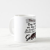 Cavalier King Charles Spaniel Glitter Women Men Te コーヒーマグカップ (正面左)