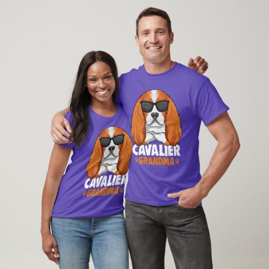Cavalier King Charles Spaniel Grandma Dog gift gif Tシャツ (ユニセックス)