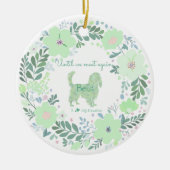 Cavalier King Charles Spaniel - Memorial Custom セラミックオーナメント (正面)