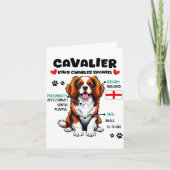 Cavalier King Charles Spaniel Owner Funny Dog Love カード (正面)
