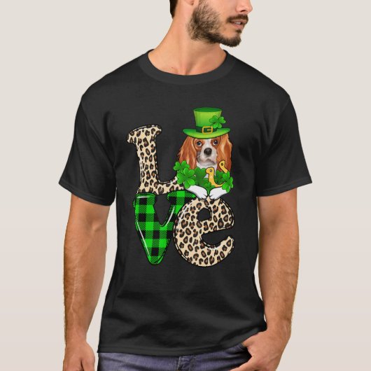 Cavalier King Charles Spaniel St. Patricks Day Fun Tシャツ (正面)