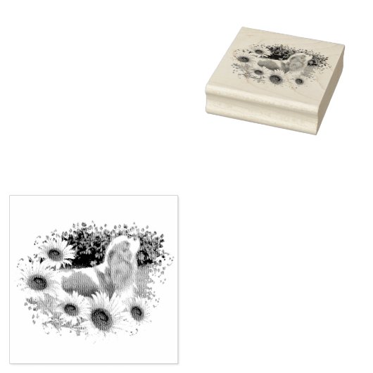 Cavalier King Charles Spaniel Stamper ラバースタンプ (押印)