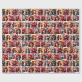 Cavalier King Charles Spaniel Wrapping Paper ラッピングペーパー (フラット)