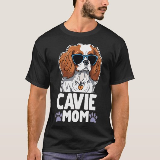 Cavalier Mom Graceful1 friend Tシャツ (正面)