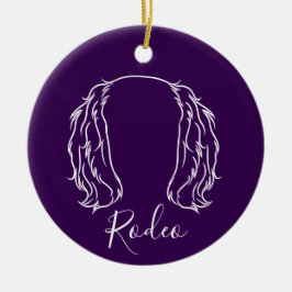 Cavalier Ornament (Om Logo) セラミックオーナメント