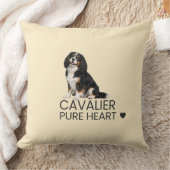 Cavalier – Pure Heart Throw Pillow クッション (ブランケット)
