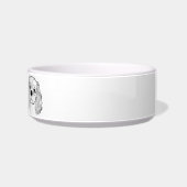 Cavalier Spaniel Line Art personalized bowl ボウル (右)