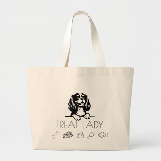 Cavalier "Treat Lady" ラージトートバッグ (正面)