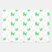 Cavalier Wrapping Paper – Minimal Green Gift ラッピングペーパーシート (正面)