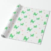 Cavalier Wrapping Paper – Minimal Green Gift ラッピングペーパー (アンロールド)