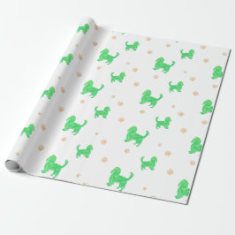 Cavalier Wrapping Paper – Minimal Green Gift ラッピングペーパー