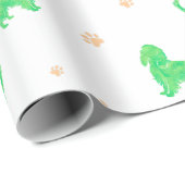 Cavalier Wrapping Paper – Minimal Green Gift ラッピングペーパー (ロールコーナー)