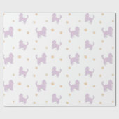 Cavalier Wrapping Paper – Minimal Lavender Gift ラッピングペーパー (フラット)