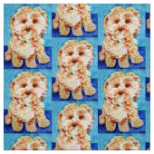 Cavapooの子犬"Ollie"。 ファブリック (見本)