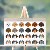Cavapoo, Cavoodle dog mix アクリルサイン (ニュートラル)