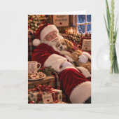 Cavapoo Christmas Card カード (正面)