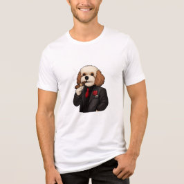 Cavapoo Don – Bella Canvas Tri-Blend Mafia Dog Art トライブレンドＴシャツ
