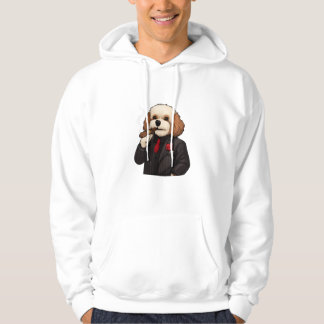 Cavapoo Don – Funny Mafia Dog Hoodie パーカ
