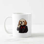 Cavapoo Don – Funny Mafia Dog Mug コーヒーマグカップ (左)