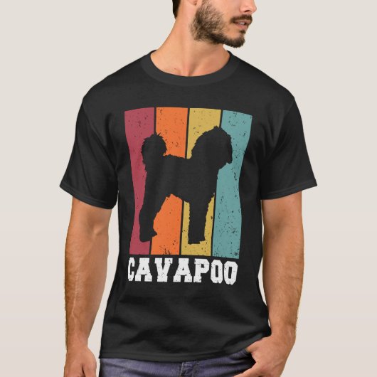 Cavapoo Vintage 2 Tシャツ (正面)