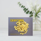 Cavatappi Italienisches Restaurant Rezept zutat ポストカード (スタンド正面)