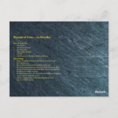 Cavatappi Italienisches Restaurant Rezept zutat ポストカード (裏面)