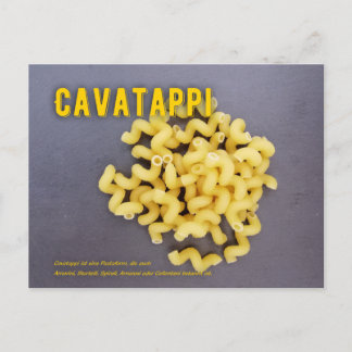 Cavatappi Italienisches Restaurant Rezept zutat ポストカード