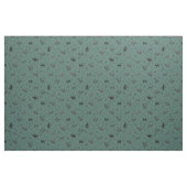 Cave Art Cats on Dark Gray Turquoise ファブリック (ファットクウォーター)