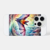Cave Bat 010824AREF117 - Watercolor iPhoneケース (裏面横)