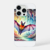 Cave Bat 010824AREF117 - Watercolor iPhoneケース (裏面)