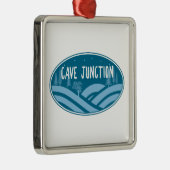 Cave Junction Oregon Outdoors メタルオーナメント (右)