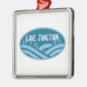 Cave Junction Oregon Outdoors メタルオーナメント (左)
