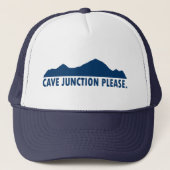 Cave Junction Oregon Please キャップ (正面)