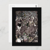 Cave of Spleen Gothic artwork ポストカード (正面/裏面)