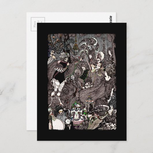 Cave of Spleen Gothic artwork ポストカード (正面/裏面)