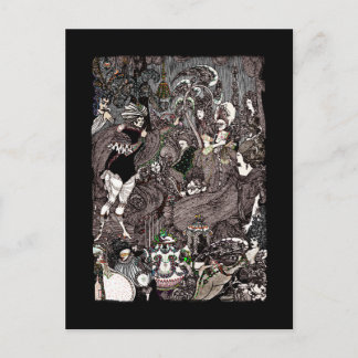 Cave of Spleen Gothic artwork ポストカード