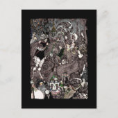 Cave of Spleen Gothic artwork ポストカード (正面)