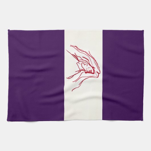 Cave Painting Kitchen Towel キッチンタオル (横)