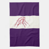 Cave Painting Kitchen Towel キッチンタオル (縦)