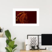 Cave Painting Poster ポスター (ホームオフィス)