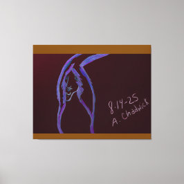 Cave Painting Stretched Canvas キャンバスプリント